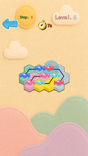 Hexa Candy Link Puzzle official screen 2